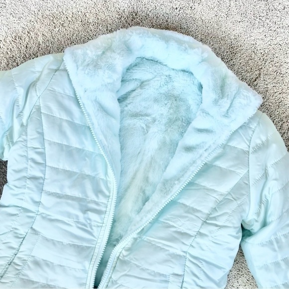 Liv & Lottie Big Girls Reversible Jacket Light Aqua Size 8 NWT - Picture 3 of 7